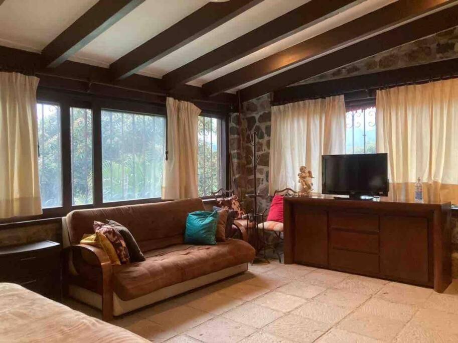 Agradable Casa Rural Con Piscina Privada Yautepec Eksteriør bilde